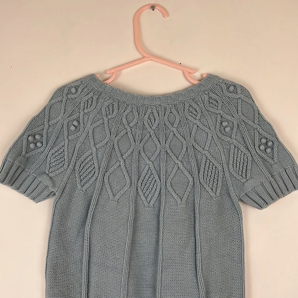 GYMBOREE Kid’s shortsleeve sweater baby blue size 7 (fits like a 4T or 5…